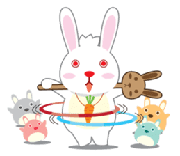 Call me Rabbit leader and the gang sticker #1236047