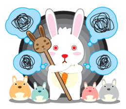 Call me Rabbit leader and the gang sticker #1236064