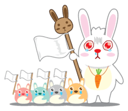 Call me Rabbit leader and the gang sticker #1236068