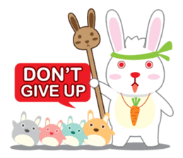 Call me Rabbit leader and the gang sticker #1236072