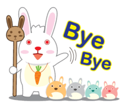 Call me Rabbit leader and the gang sticker #1236081