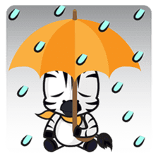Zonie, the cute and charming zebra sticker #1236254