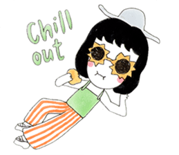 Mamo the mod girl sticker #1236322