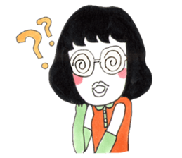 Mamo the mod girl sticker #1236323