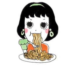 Mamo the mod girl sticker #1236327