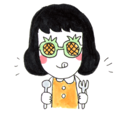 Mamo the mod girl sticker #1236328