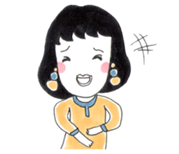 Mamo the mod girl sticker #1236332