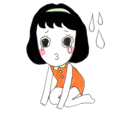 Mamo the mod girl sticker #1236334