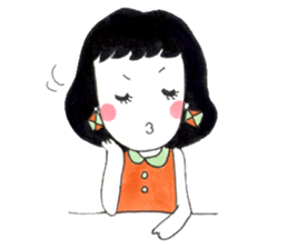 Mamo the mod girl sticker #1236340