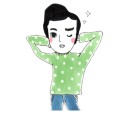 Mamo the mod girl sticker #1236341