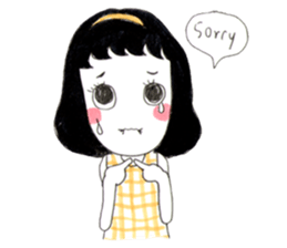 Mamo the mod girl sticker #1236343