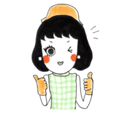 Mamo the mod girl sticker #1236345