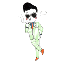 Mamo the mod girl sticker #1236349