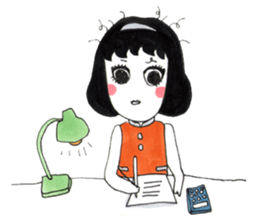 Mamo the mod girl sticker #1236352