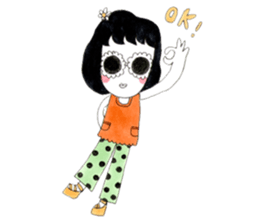 Mamo the mod girl sticker #1236354