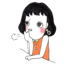 Mamo the mod girl sticker #1236355