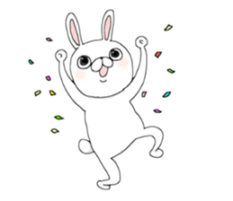 white rabbit sticker #1237526