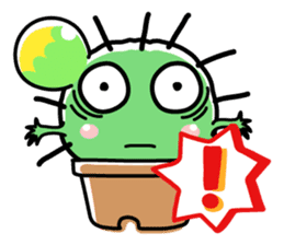 Life of the little cactus sticker #1237610