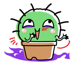Life of the little cactus sticker #1237622