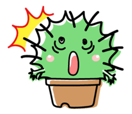 Life of the little cactus sticker #1237628