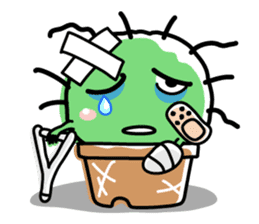 Life of the little cactus sticker #1237634