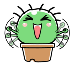 Life of the little cactus sticker #1237636