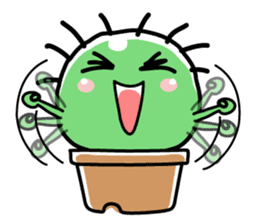 Life of the little cactus sticker #1237636