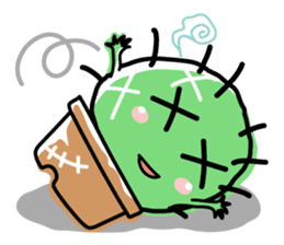 Life of the little cactus sticker #1237640