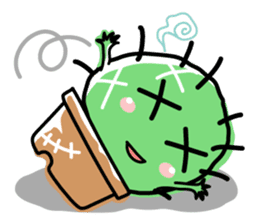 Life of the little cactus sticker #1237640