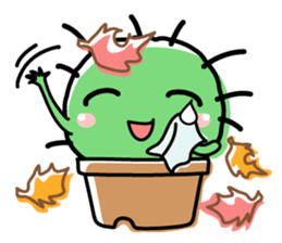 Life of the little cactus sticker #1237641