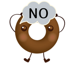 lovely donut sticker #1237967