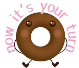 lovely donut sticker #1237975