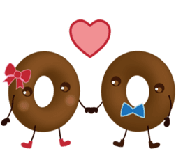 lovely donut sticker #1237989