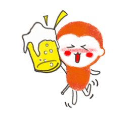 Drink Monkey (Tomato) sticker #1238640