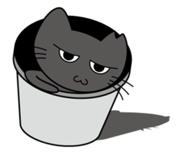 Crusty Cat Sticker sticker #1238733