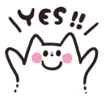 Cat ghost NEKOBAKE sticker #1238764