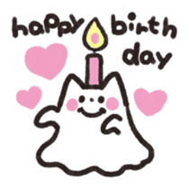 Cat ghost NEKOBAKE sticker #1238772