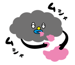 gravity slaver ku-mo-ku-mo-n sticker #1238967