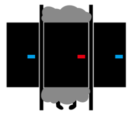 gravity slaver ku-mo-ku-mo-n sticker #1238999