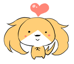 Lop-eared dog sticker #1239075