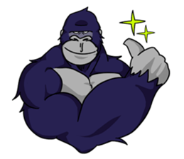 Everyday of gorilla sticker #1239202