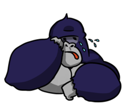 Everyday of gorilla sticker #1239206