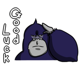 Everyday of gorilla sticker #1239229