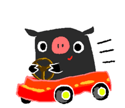 Okinawan Pig sticker #1239431