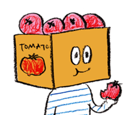 Cardboard boy sticker #1239684