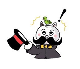 Cat aristocracy English edition sticker #1239808