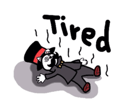 Cat aristocracy English edition sticker #1239809