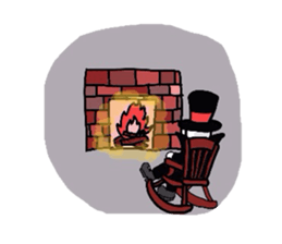 Cat aristocracy English edition sticker #1239812