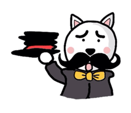 Cat aristocracy English edition sticker #1239818