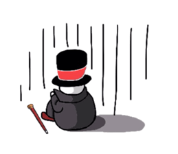 Cat aristocracy English edition sticker #1239824